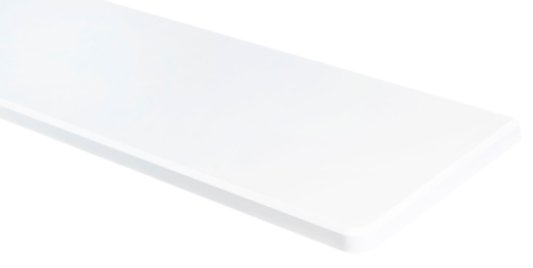 Parapet wewnętrzny MDF laminat Biały połysk gr.2 cm