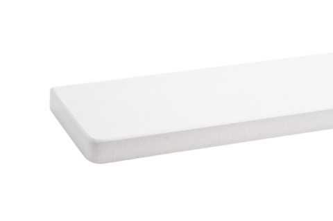 Parapet konglomerat marmurowy Crystal White gr.2 cm
