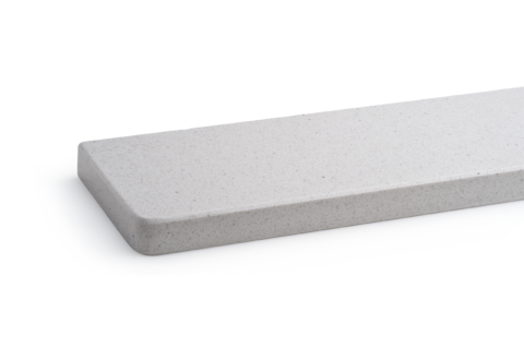 Parapet konglomerat marmurowy Bianco Carrara gr.2 cm