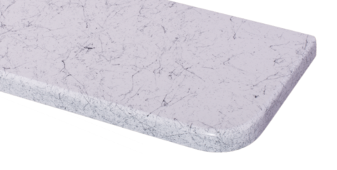 Parapet wewnętrzny MDF lakier Marmurek biały gr.2 cm